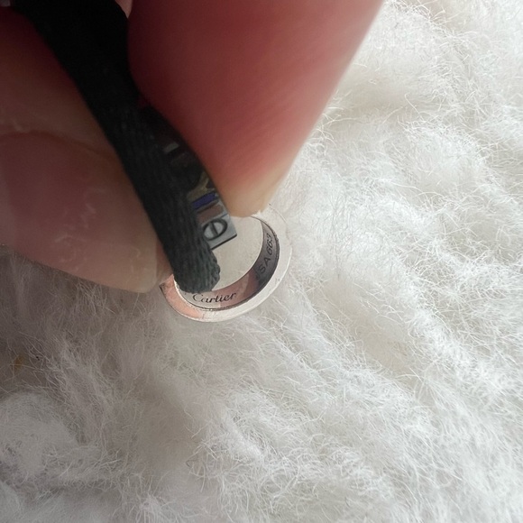 Cartier White Gold & Black Ceramic 4 Diamond
Love Cord Bracelet - Picture 9 of 15